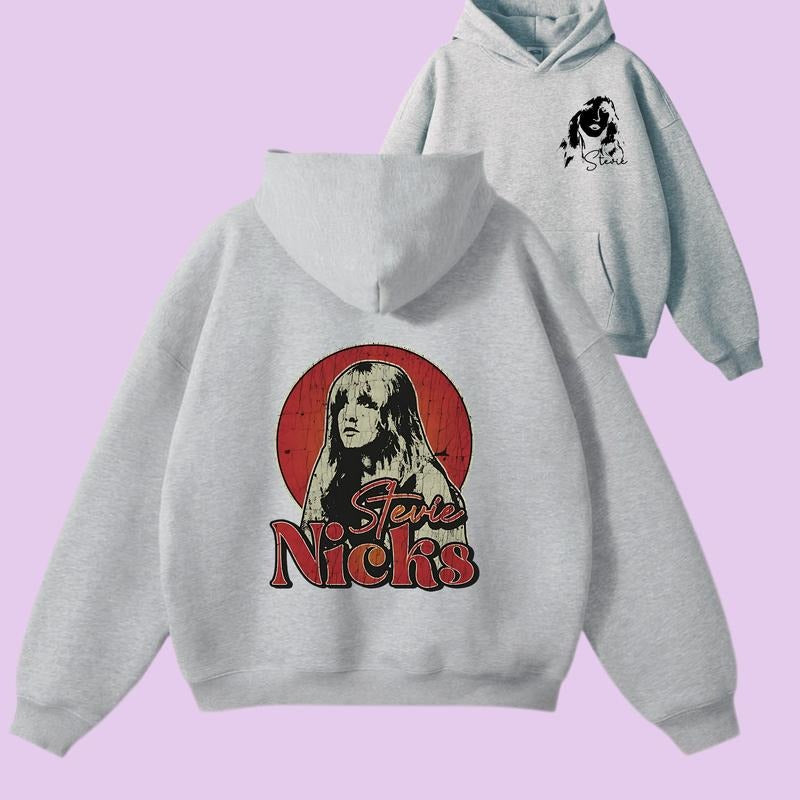 Stevie Nicks Hoodie/Sweatshirt/Tshirt 2 SIDESWomen Shirts, Trendy Gifts For Her, Vintage Fleetwood Mac Gypsy Tee, Stevie Nicks Fan T Shirt, Concert Tee, Tre,ndy Shirt, Unisex T-Shirt, Gifts For Women