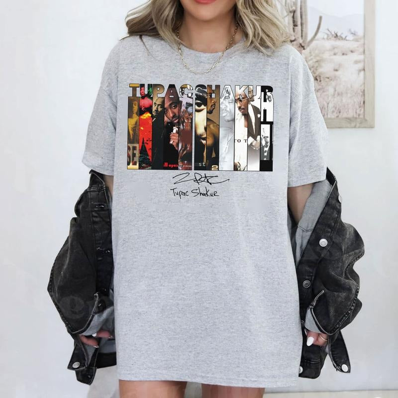 Tupac Album Cover Shirt, Tupac Shirt, 2pac Shirt, Rapper Graphic Tee, Gift For Rap Fan