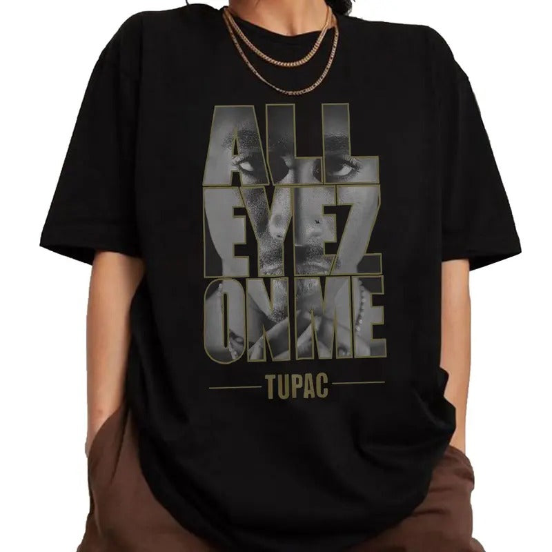 Tupac All Eyez On Me Shirt, 2pac Shirt, Tupac Shakur Shirt, 1990s Vintage Retro Unisex Shirt, Vintage 90s Bootleg Style T-shirt, Hip Hop Legends Shirt, Rapper Merch