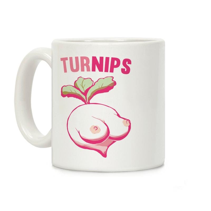Turnips Coffee Mug, Graphic Tees, Funny Coffee Mug Gift