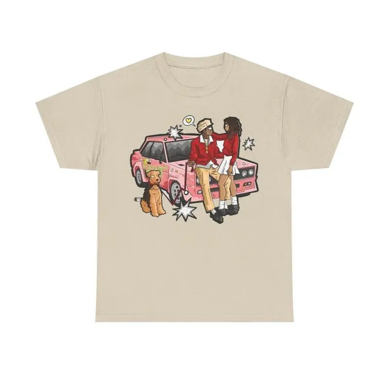 Tyler the Creator Inspired Graphic Tee Casual Classic Fabric Cotton Menswear Top Seamless Underwear Man Streetwear Tshirt