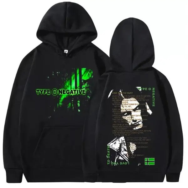 Type O Negative Love You To Death Hoodie, rock band hoodie, Unisex rap tee, trendy Hoodie