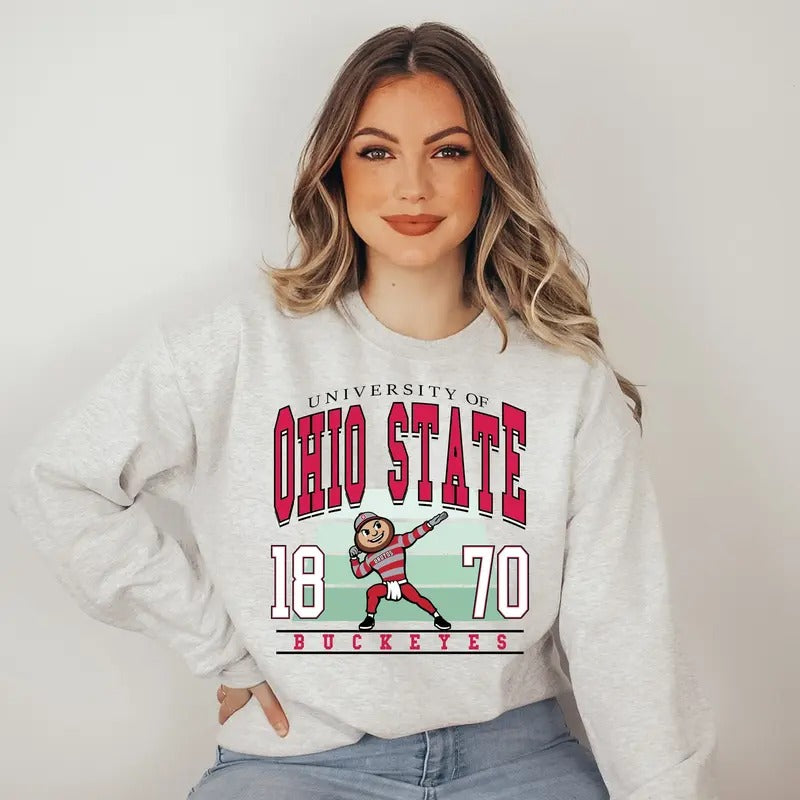 University of Ohio State Vintage Football Sweatshirt