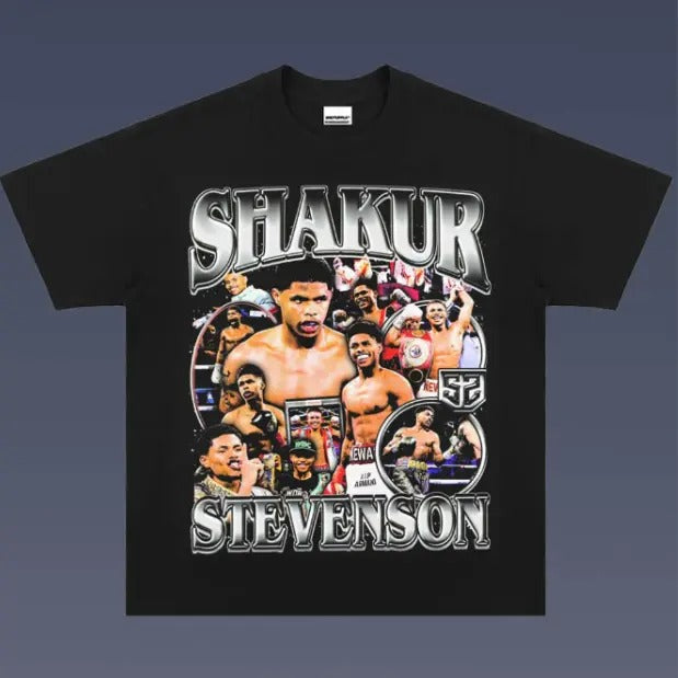 VINTAGE TEE | SHAKUR STEVENSON TEE, Prints Vintage T-Shirt, Boxing Shirt, UFC Shirt, Vintage Graphic Tee, Unisex T-Shirt, Gift All Menswear Top