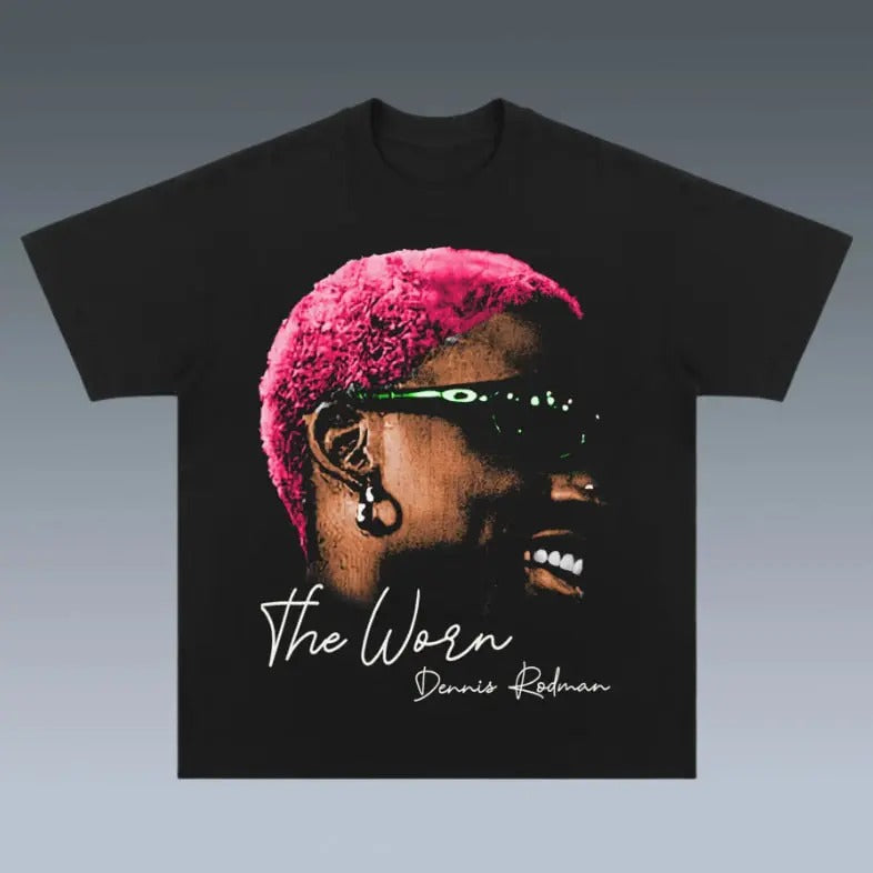 VINTAGE TEE, DENNIS RODMAN ,gift for fan, Gift For Women Top Womenswear Underwear Tshirt