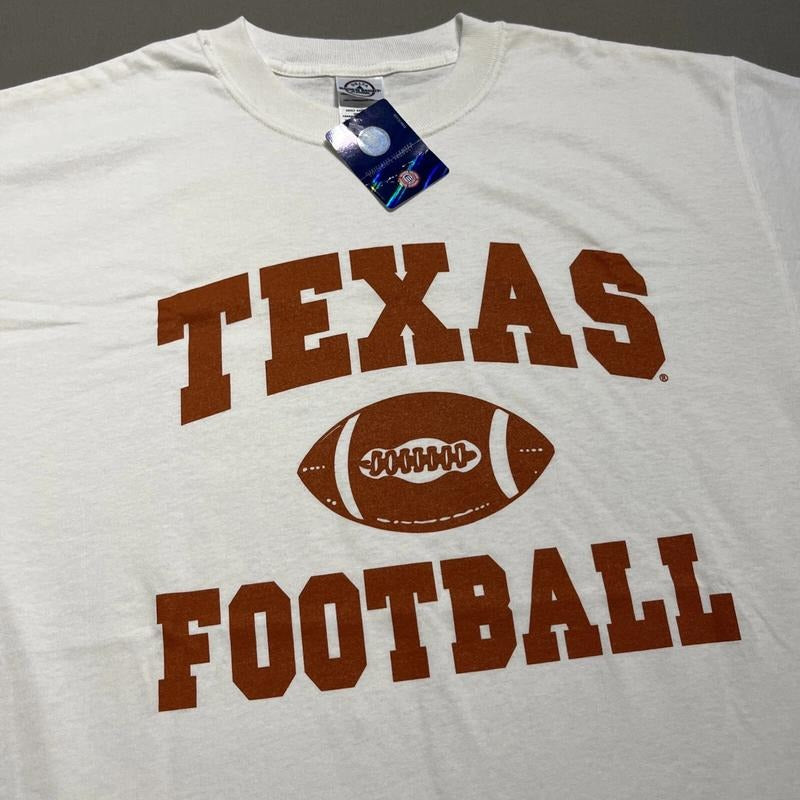 VINTAGE Texas Longhorns Orange Spell Out Logo Football Vintage T-shirt Sweatshirt Hoodie Unisex 18