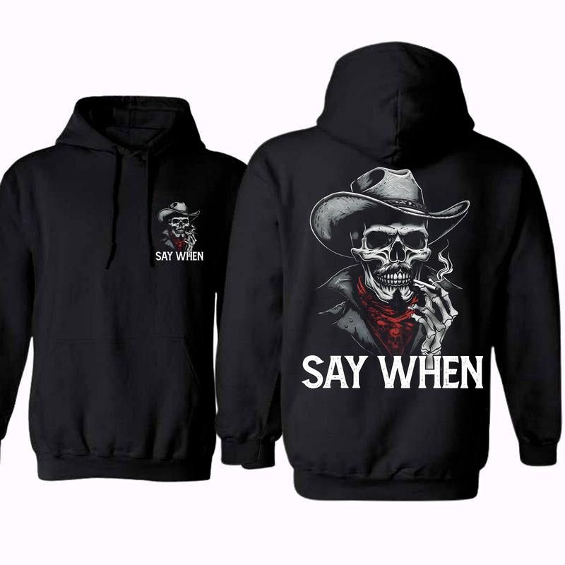 Val Kilmer Doc Holliday Hoodie, I'm Your Huckleberry Hoodie, Say When Shirt, Vintage Cowboy Hoodie, Western Style Shirt