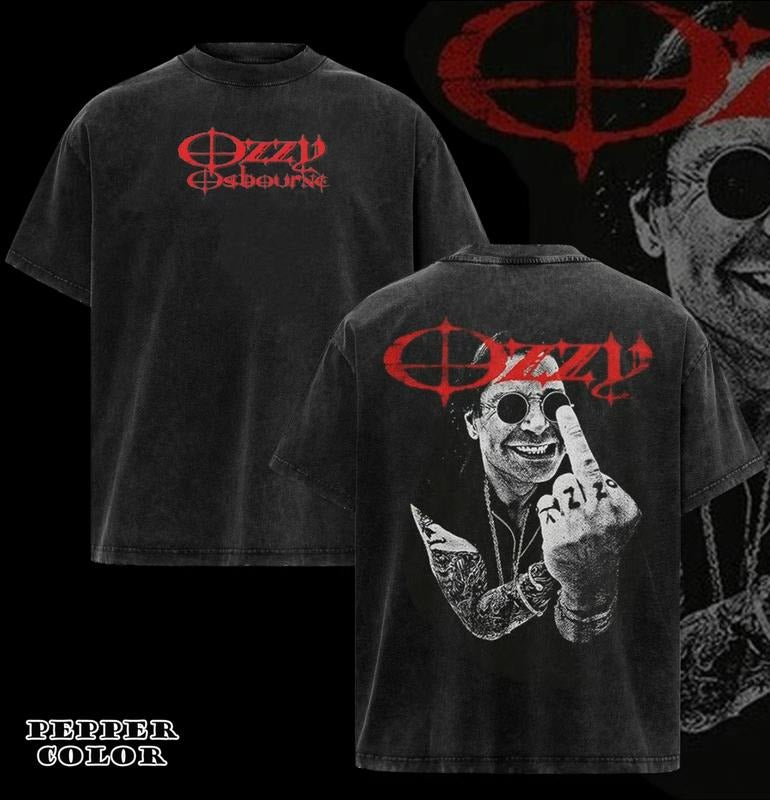 Vintage @zzy @sBourne Middle Finger T-Shirt 2 Sided, @zzy @sBourne tshirt ,Music Graphic Tee, Rock Band Shirt, Retro Music Tee, Rock Music Lover Shirt, Vintage Band Shirts Casual Comfort Cotton Fabric Fit Top, Top Men's and Women's Clothing