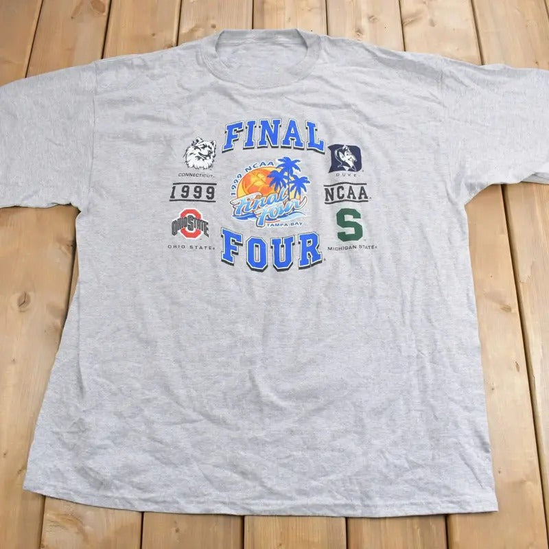 Vintage 1999 NCAA Final Four Collegiate Logo Athletic T-Shirt