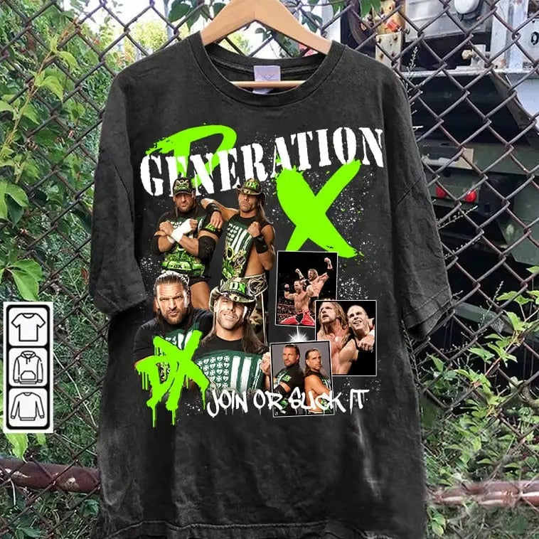 Vintage 90s Graphic Style D-Generation X T-shirt - D-Generation X T-shirt - American Professional Wrestler Tee For Man and Woman Unisex T-shirt