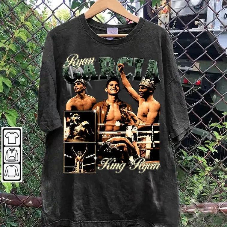 Vintage 90s Graphic Style Ryan Garcia T-shirt - Ryan Garcia T-shirt - American Professional Boxer Tee For Man and Woman Unisex T-shirt, Gift For Fan