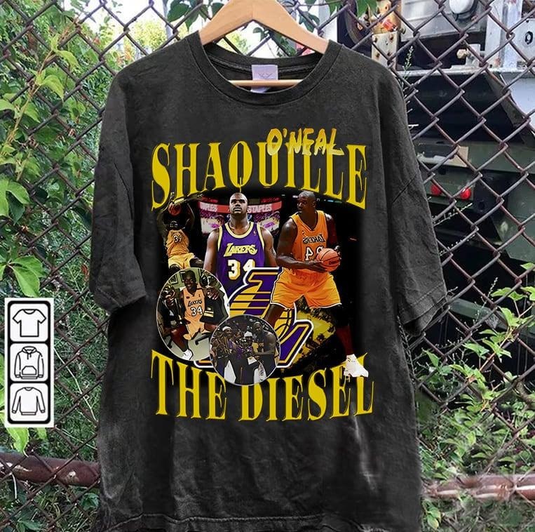 Vintage 90s Graphic Style Shaquille O'Neal T-shirt - The Diesel Basketball T-shirt - The Diesel Vintage Tee For Man and Woman Unisex T-shirt, Gift For Fan