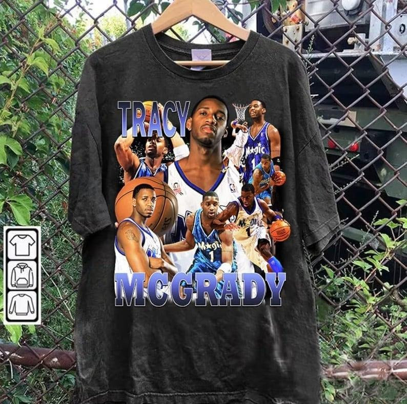 Vintage 90s Graphic Style Tracy McGrady T-shirt - Tracy McGrady Basketball Tee - Tracy McGrady Vintage Tee For Man and Woman Unisex T-shirt, Gift For Fan