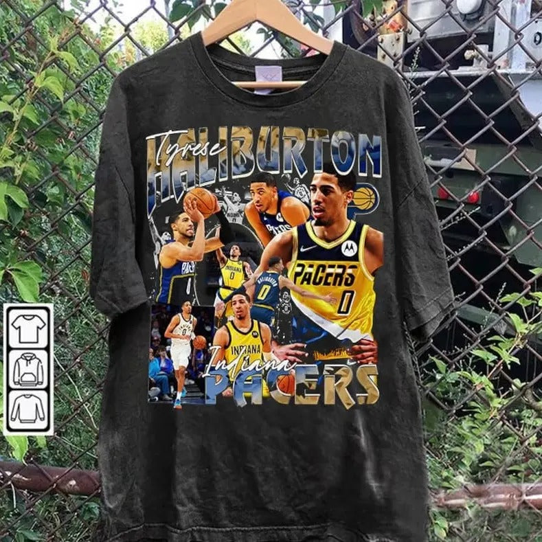 Vintage 90s Graphic Style Tyrese Haliburton T-shirt - Tyrese Haliburton T-shirt - Stephen Curry Vintage Tee For Man and Woman Unisex T-shirt, Gift For Fan