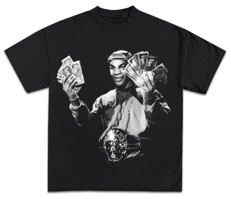 Vintage 90s Mike Tyson Graphic T-Shirt, Gifts For Fan, Menswear Top Underwear Streetwear Casual