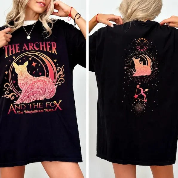 Vintage Ballad Of The Archer And The Fox Shirt , Once Upon A Broken Heart Shirt , The Archer And The Fox Shirt, Fantasy Books Jumper