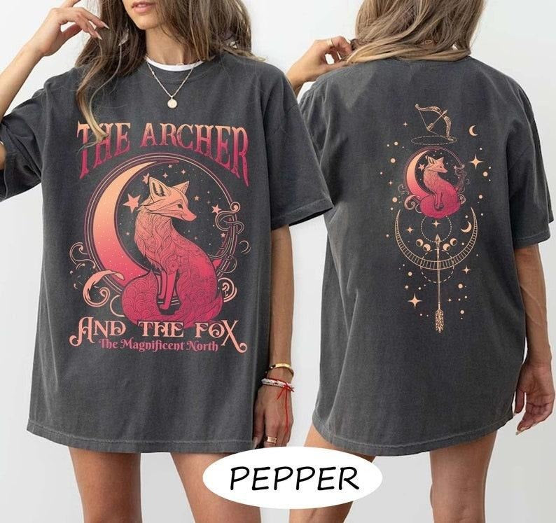 Vintage Ballad Of The Archer And The Fox T Shirt Hoodie Sweater, Once Upon A Broken Heart Sweatshirt, The Archer And The Fox Shirt, Fantasy Books Jumper