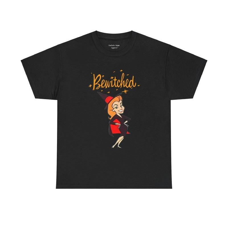 Vintage Bewitched Samantha Retro Tee, 70s Unisex Cotton Shirt, TV Show Inspired Tshirt