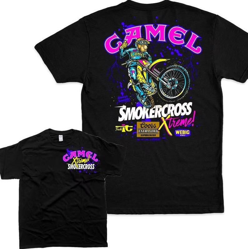Vintage Camel Tee ,vintage tee,motocross racing,vintage t-shirt