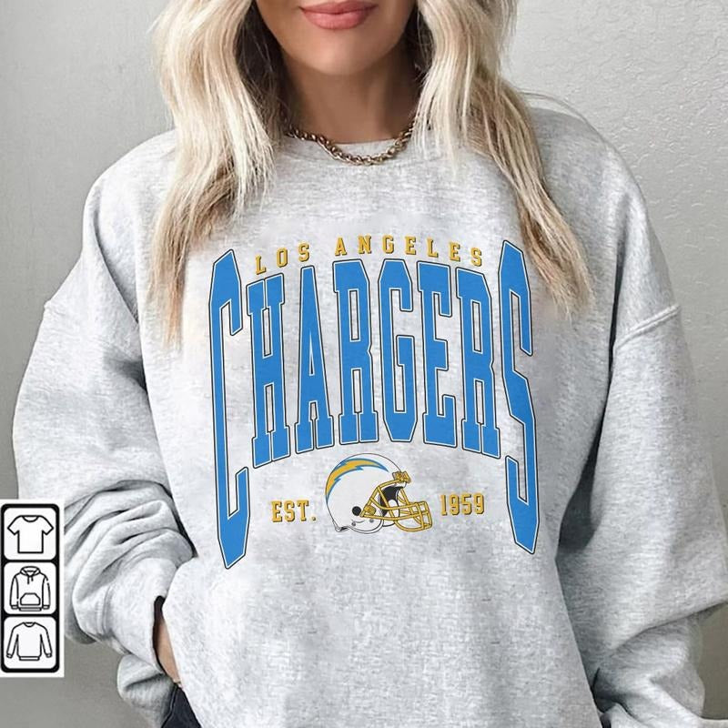 Vintage Chargers Football Los Angeles SweatShirt, Football Vintage SweatShirt, Style Football Sweatshirt , Gameday Fan Gift, Sunday Football