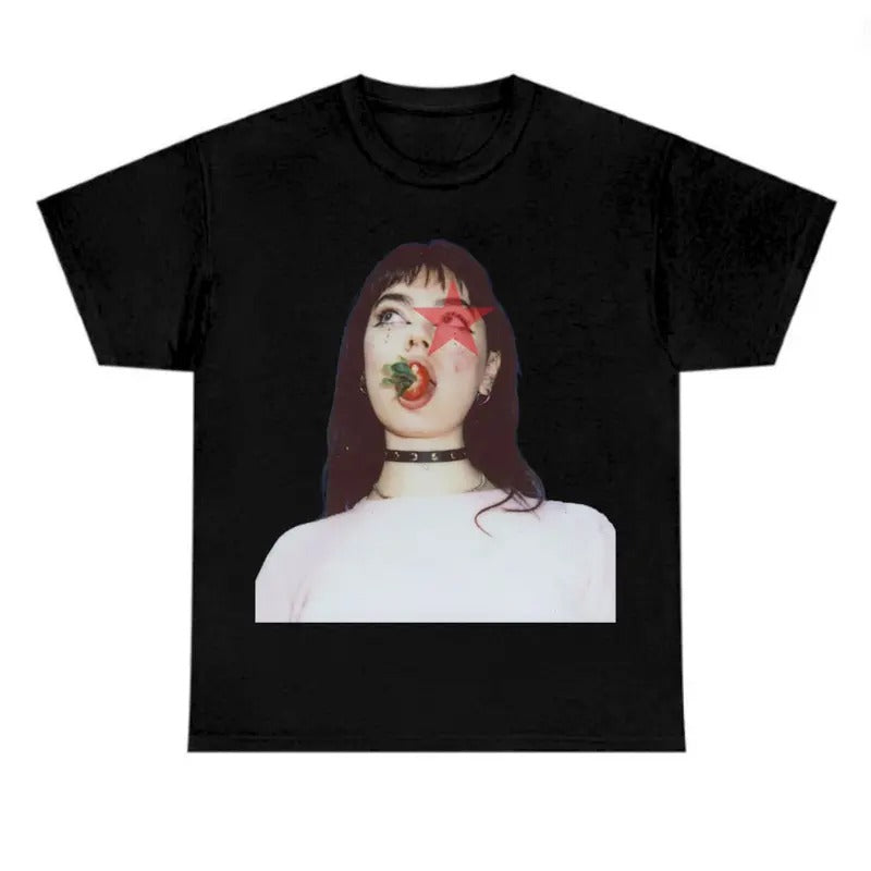 Vintage Charliii Red Star Graphic T-Shirt Fan Tee