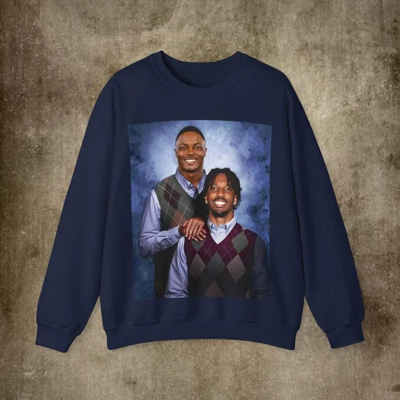 Vintage Commanders Sweatshirt Jayden & Terry Crewneck, Step Brothers Inspired Football Apparel