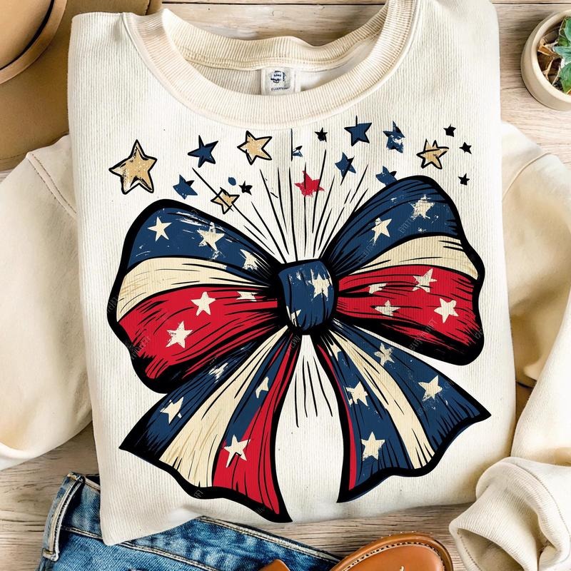 Vintage Coquette Bow Shirt, Coquette 4Th Of July Shirt, American Girl Shirt, Jesus Shirt, 4Th Of July Shirt, Memorial Day Shirt, Usa Shirt, America Shirt