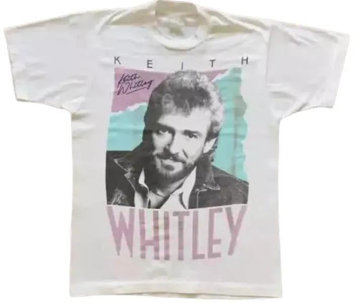 Vintage Country Music Keith Whitley T-Shirt Casual Cotton Unisex Top Outfit