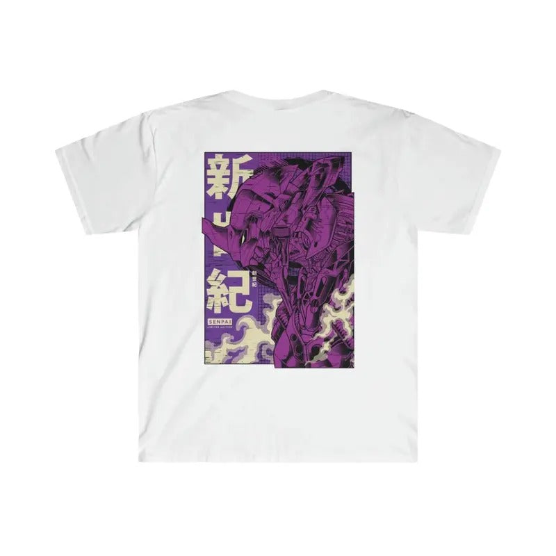 Vintage Evangelion Shirt, Anime Shirt, Evangelion Merch, Unisex Evangelion TShirt, Shirt Man woman, Vintage Shirt, Fan Gift Shirt Top Menswear Underwear Streetwear Human Tropical