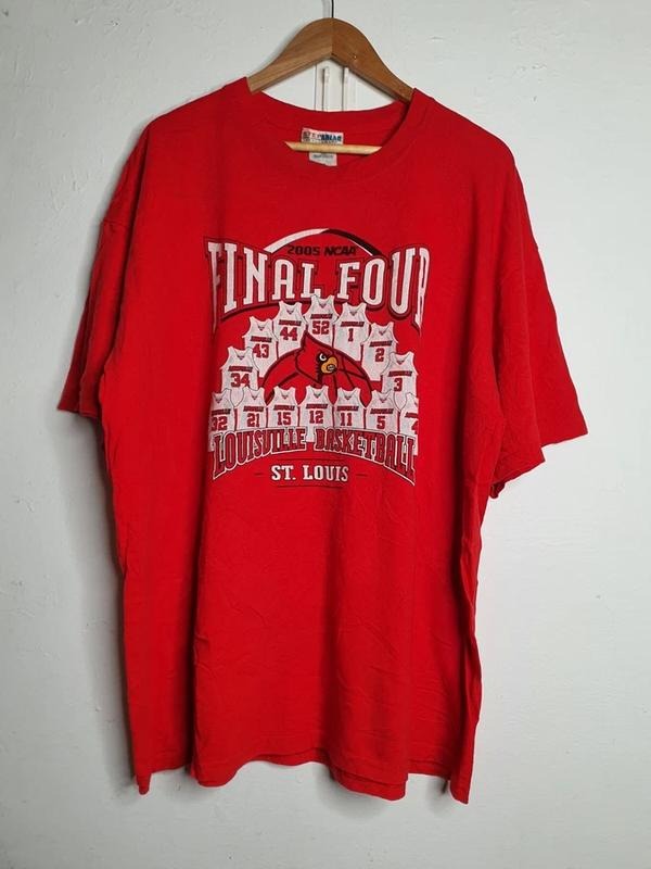 Vintage Final Four 2005 Louisville Cardinals Unisex T-shirt Sweatshirt Hoodie 50