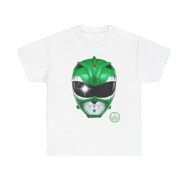 Vintage Green Power Ranger Tee Graphic T Shirt Medium Rare Cotton Menswear
