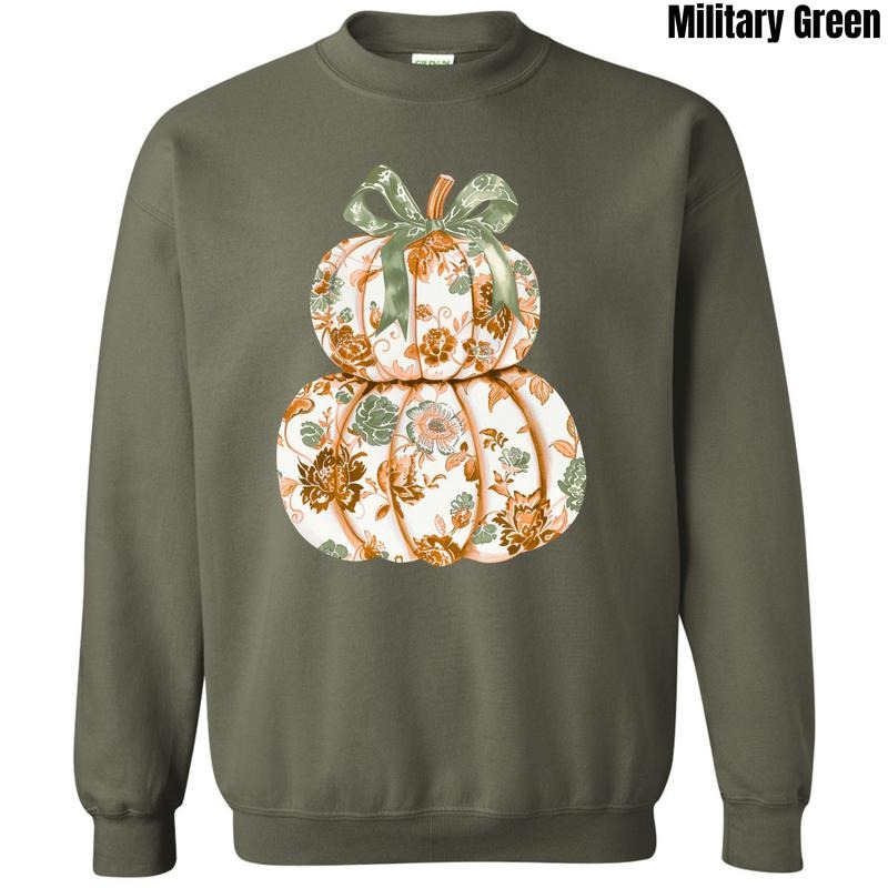 Vintage Green Pumpkins Sweatshirt 'NLB'