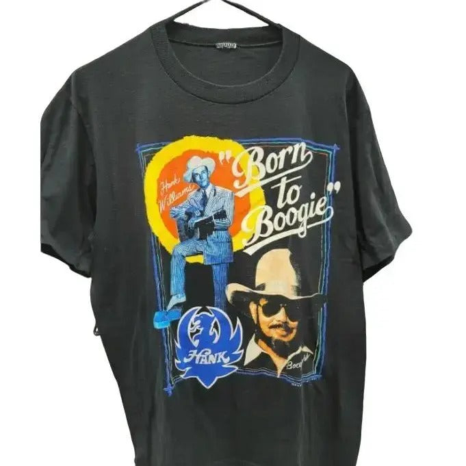 Vintage Hank Williams Jr Shirt 90S Pure Hank Tour 1991 Vintage Men Gift Tee