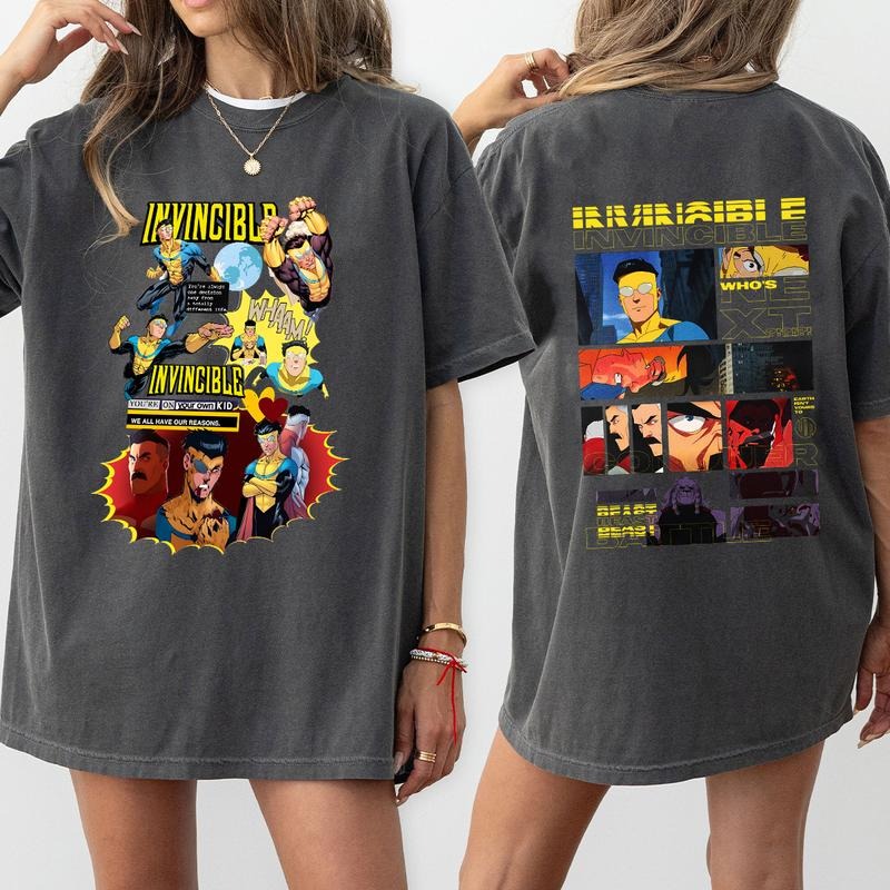 Vintage Invincible TV Show Mark Invincible shirt, Superhero Fan Gift, Comic Book Bootleg Fan Tee