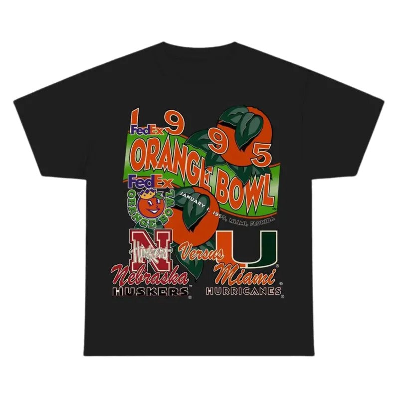 Vintage NCAA Orange Basketball College T-Shirt