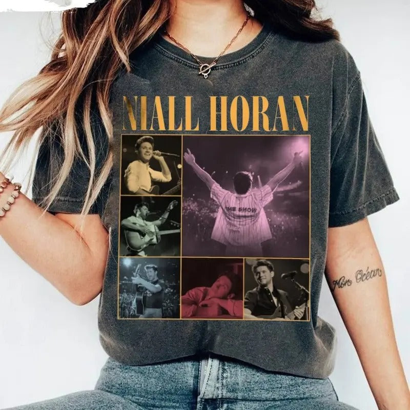 Vintage Niall Horan The Show Live On Tour 2024 Shirt, The Show Tour 2024 Shirts, Horan Graphic Tee, the show album shirt, if you leave me shirt