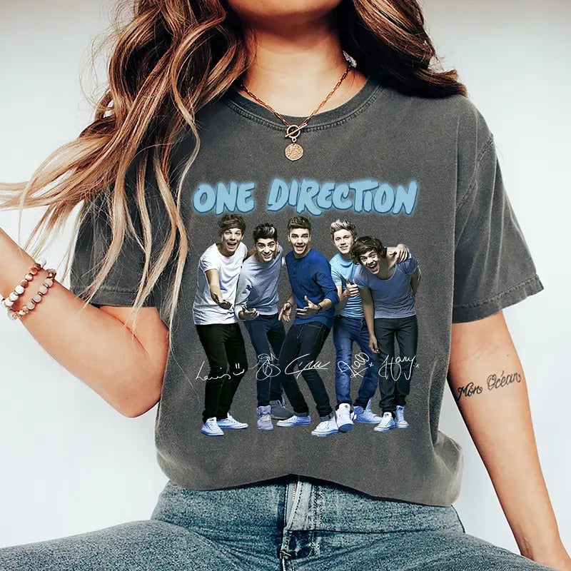Vintage One Direction Shirt, 1D One Direction Shirt, Up All Night Tour 2024 Shirt, One Direction Merch Tee