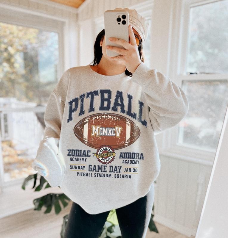 Vintage Pitball Sweatshirt LICENSED Zodiac Academy Merch Lance Orion Darius Acrux Ruthless Boys Of The Zodiac Darcy Vega Solaria Sweatshirt
