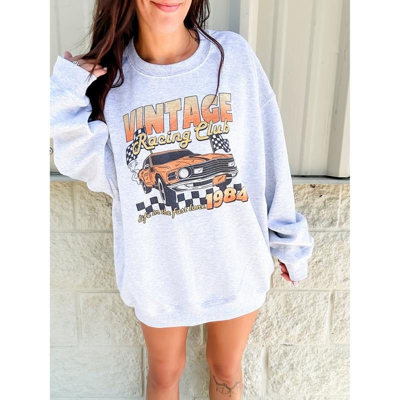 Vintage Racing Club Graphic Top