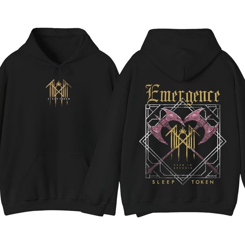Vintage Sleep Token Emergence Even In Arcadia Hoodie, Sleep Token Tour 2025 Shirt, New Song Concert Tour, Gift for Fan