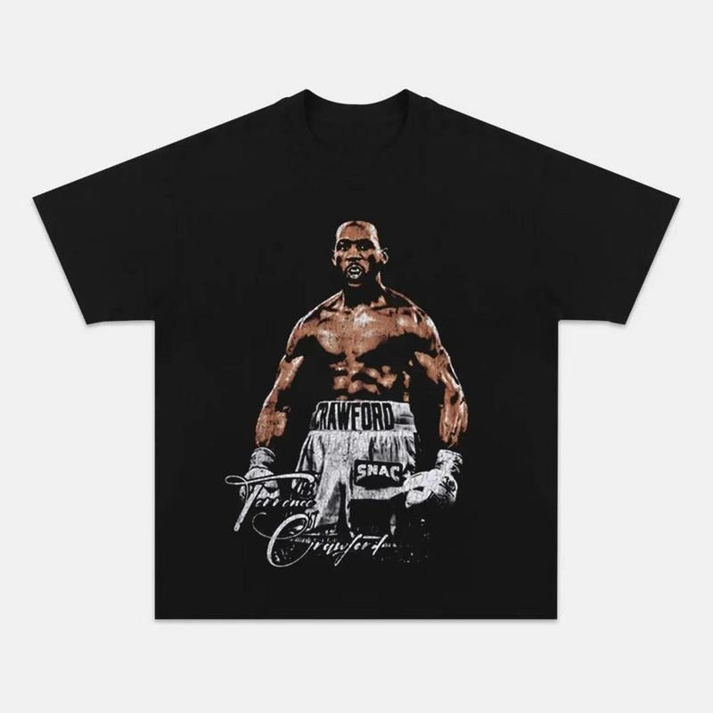 Vintage Terrence Allan Crawford - the Bud Tee, Boxing T-shirt, Unisex Heavy Cotton T-shirt, Unisex Tee For Men, Streetwear Polyester Top