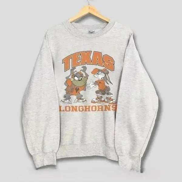 Vintage Texas Looney Tunes Sweatshirt, University of Texas Shirt Unisex Tshirt