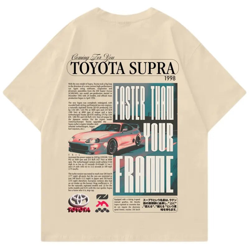 Vintage Toyota Supra Unisex T-shirt, JDM T-shirt, JDM Car Enthusiast T-shirt, Street Racing Shirt, Vintage Car Shirt men gifts