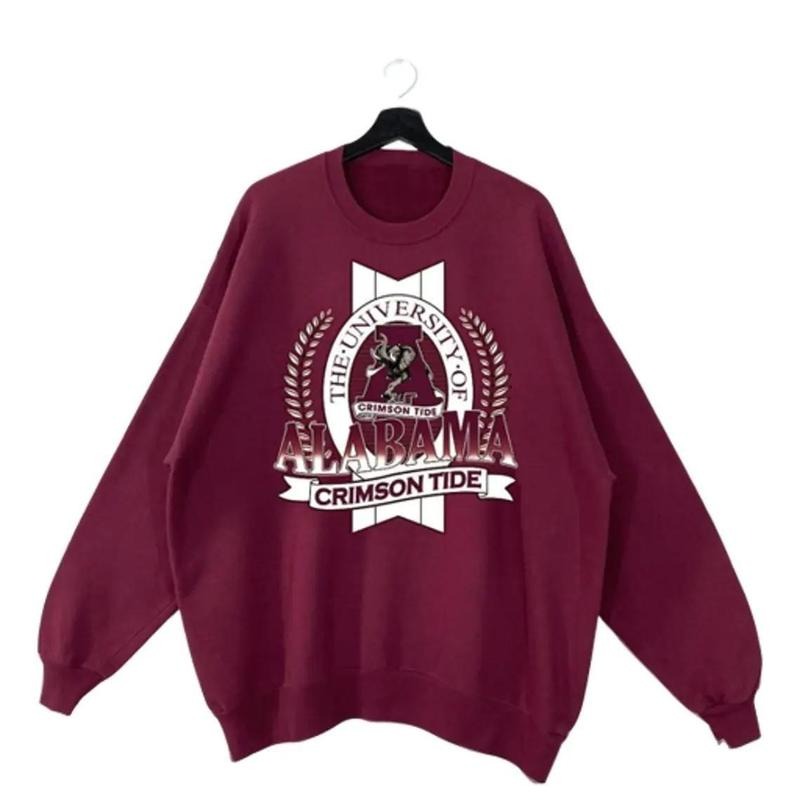 Vintage University of Alabama Crimson Tide T-Shirt, Alabama Crimson Tide Shirt, NCAA Shirt, College Apparel, Vintage Shirt, Unisex T-shirt Cotton Menswear