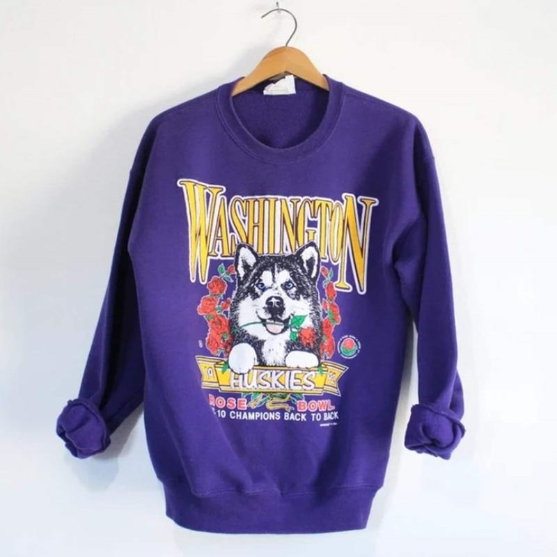 Vintage Washington Huskies Rose Bowl 1992 Sweatshirt, UW Sweater, Washington Huskies Sweatshirt
