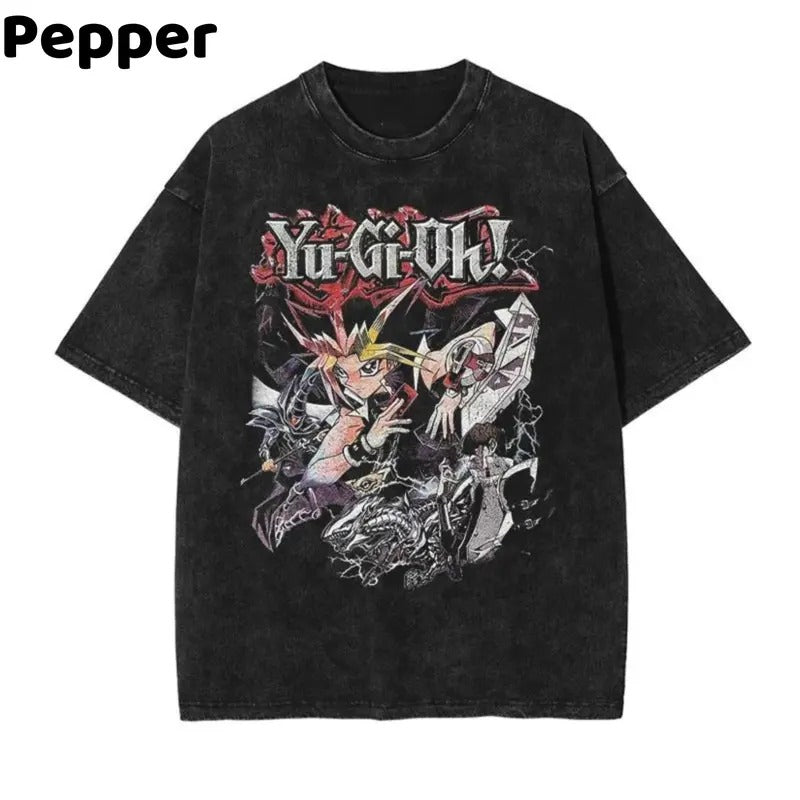 Vintage Yu Gi Oh Shirt, Yu Gi Oh Merch, Anime Shirt Menswear Top Underwear Tshirt Streetwear T-Shirt