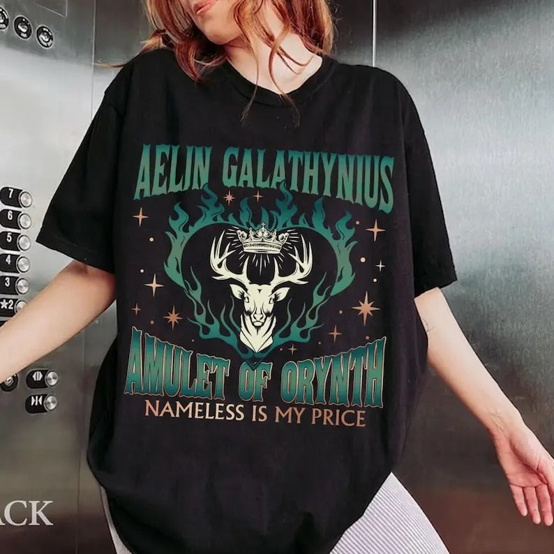 Vintage s Aelin Galathynius Shirt, Aelin Galathynius T0G Shirt, Fireheart Shirt, Terrasen Tshirt, Thr0ne 0f Glass Merch Casual Cotton