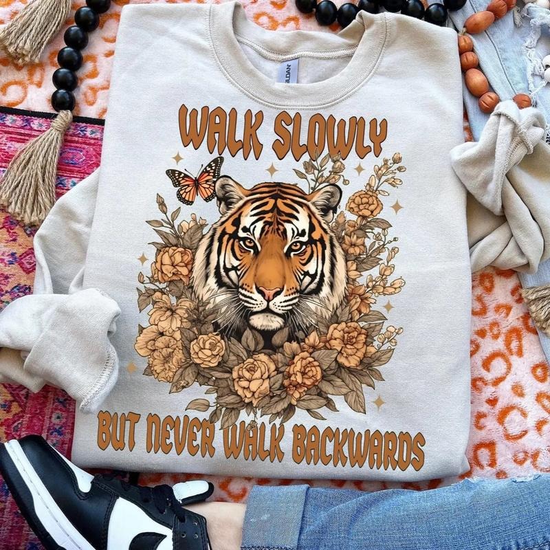 Walk Slowly, Never Walk Backwards DTF Transfers - THIS IS NOT A SHIRT