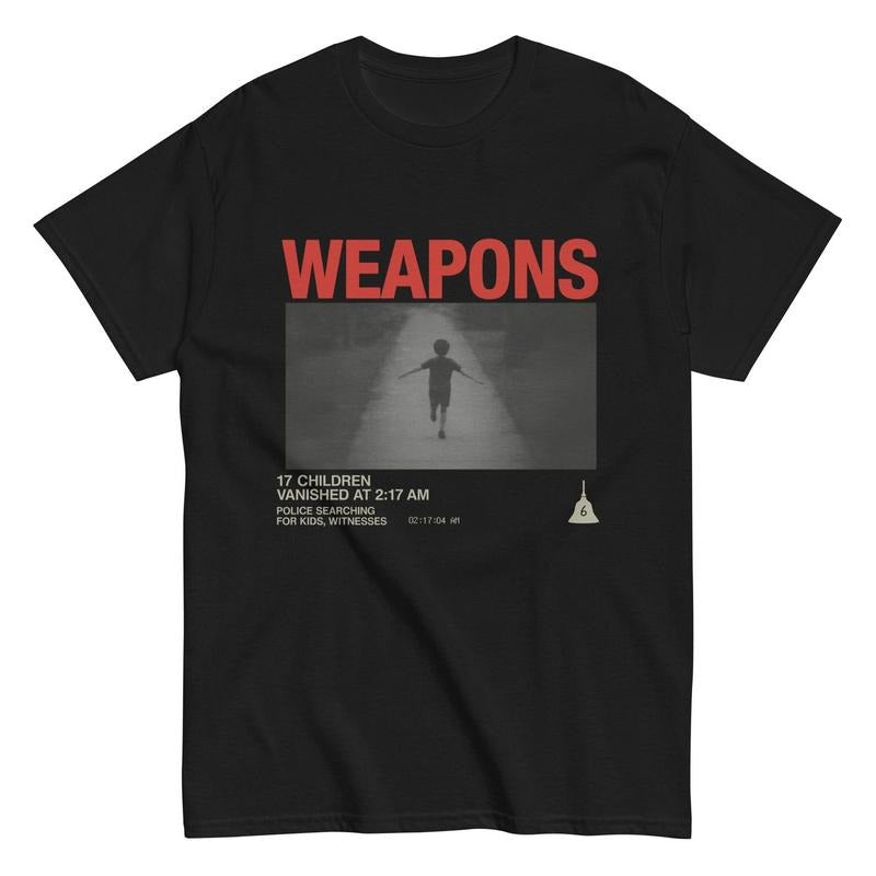 Weapons Movie TShirt | Horror Film Tee | Zach Cregger A24 Style | Nightmare Arcade Merch | Analog Scary Movie Shirt