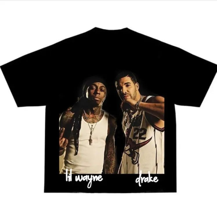 Weezy F.Baby Graphic Black Tee Unisex Heavy Cotton Tee Classic Fit Short Sleeve Crew Neck 100% Cotton